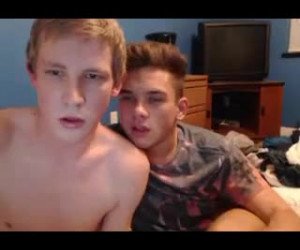 Horny gay boyfriends have some sexy fun on webcam