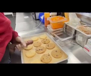cum cookies at work