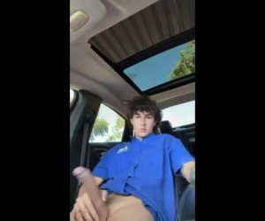 long cock jerk off after work